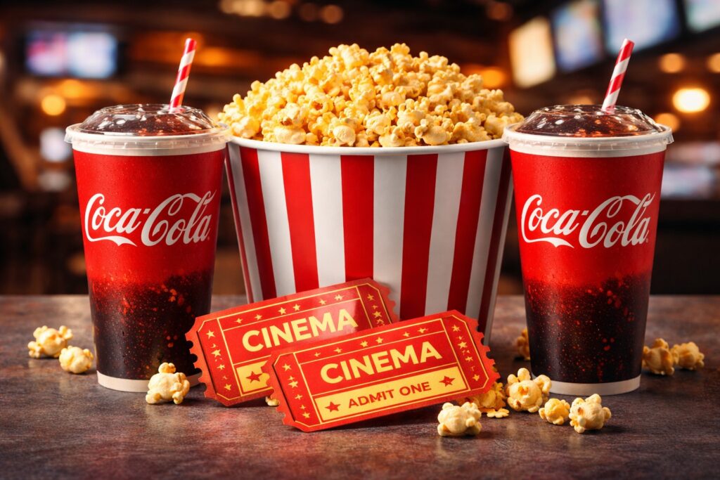 2 Entradas de Cine + Cotufas + Refrescos
